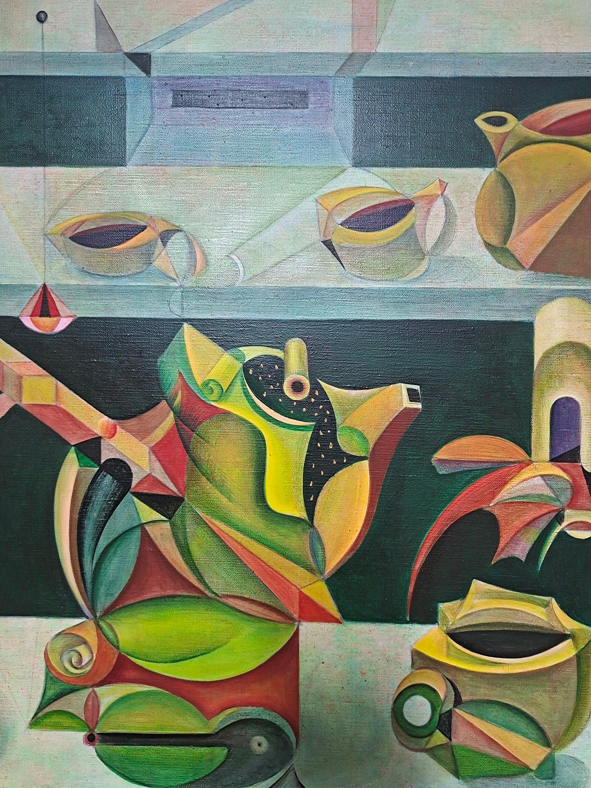 Geometry in Still Life: A Playful Serenade - Canvista